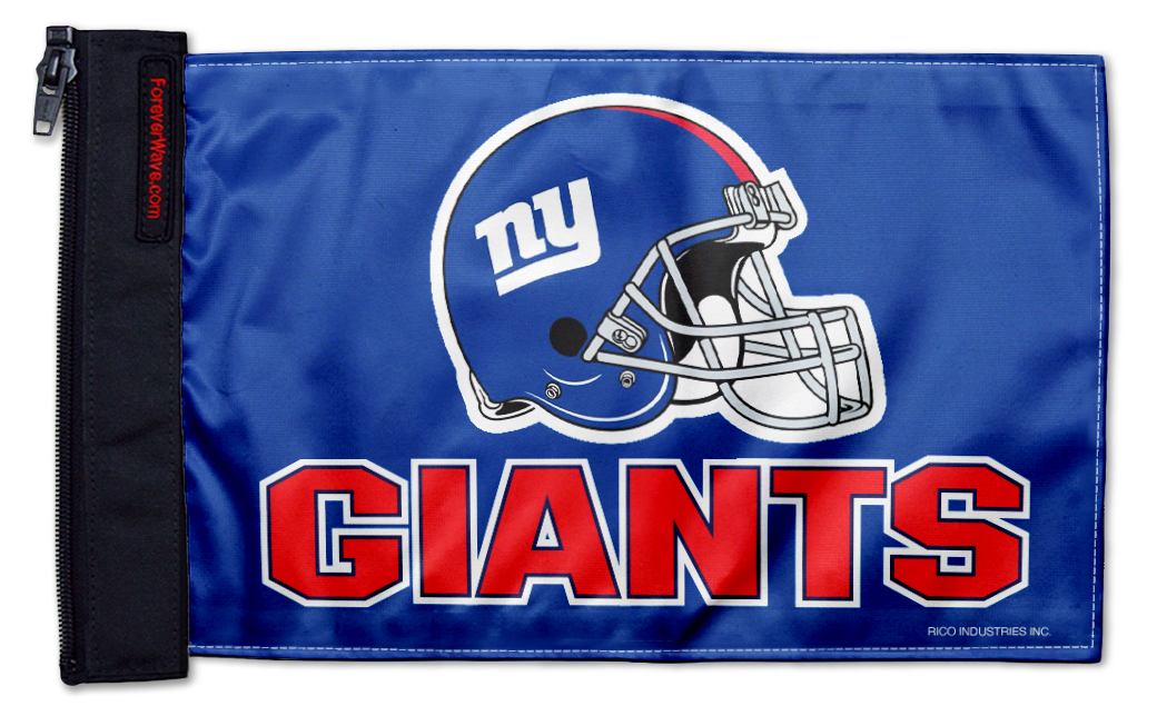 New York Giants 11"x17" Forever Wave Flag for Boats