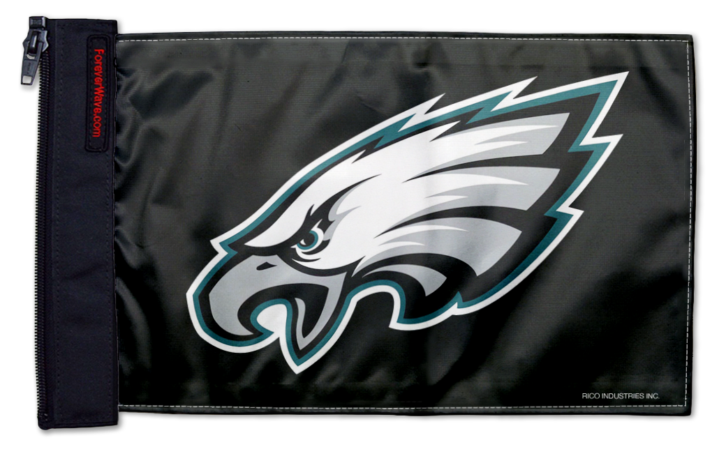 Philadelphia Eagles 11"x17" Forever Wave Flag for Golf Carts