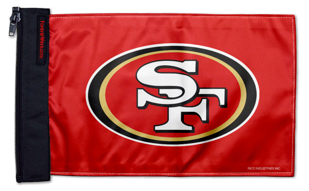 San Francisco 49ers 11"x17" Forever Wave Flag