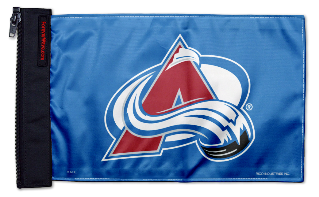 Colorado Avalanche 11"x17" Forever Wave Flag for Bronco