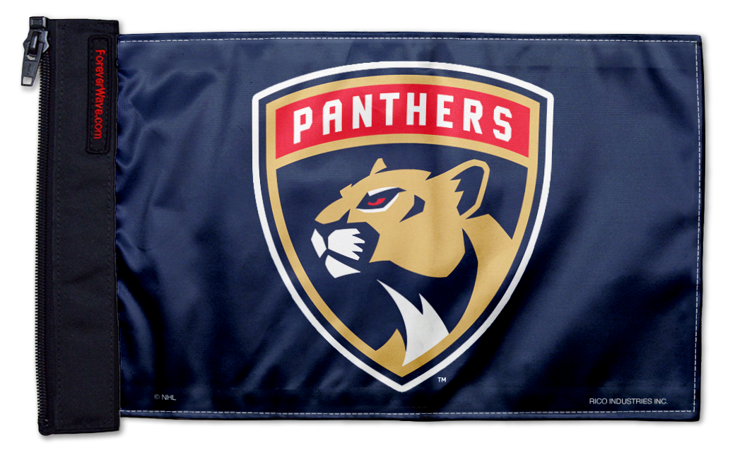 Florida Panthers 11"x17" Forever Wave Flag for Bronco