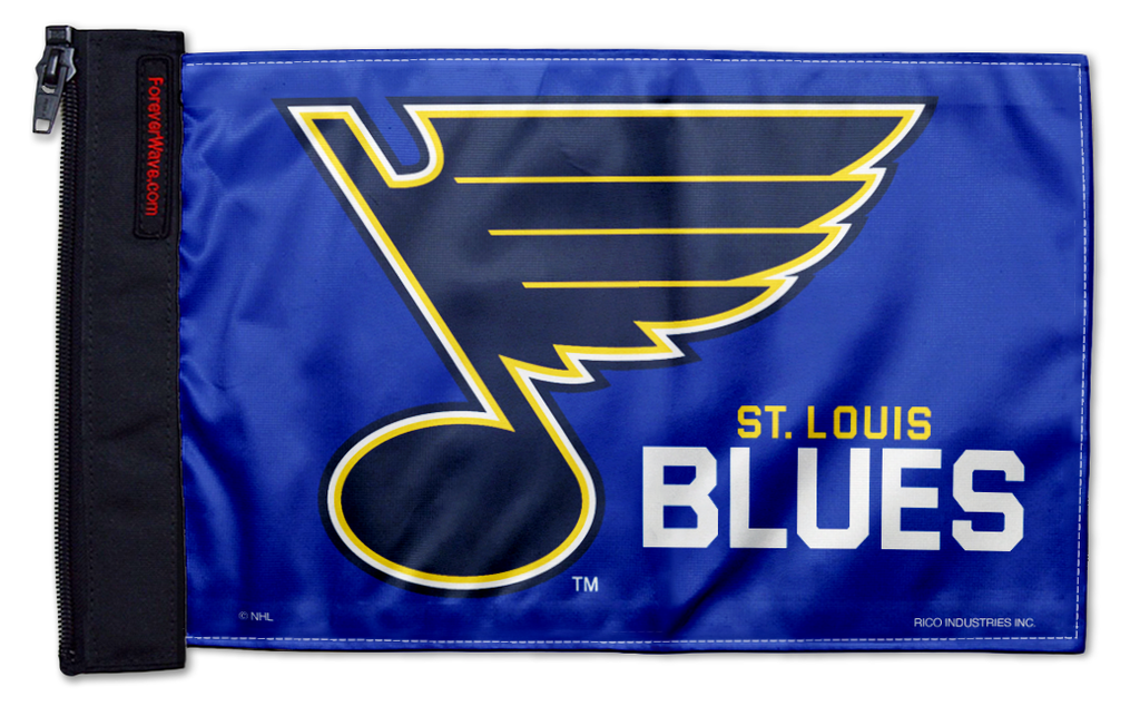 St. Louis Blues 11"x17" Forever Wave Flag for Jeep Wrangler LJ 2003-2006