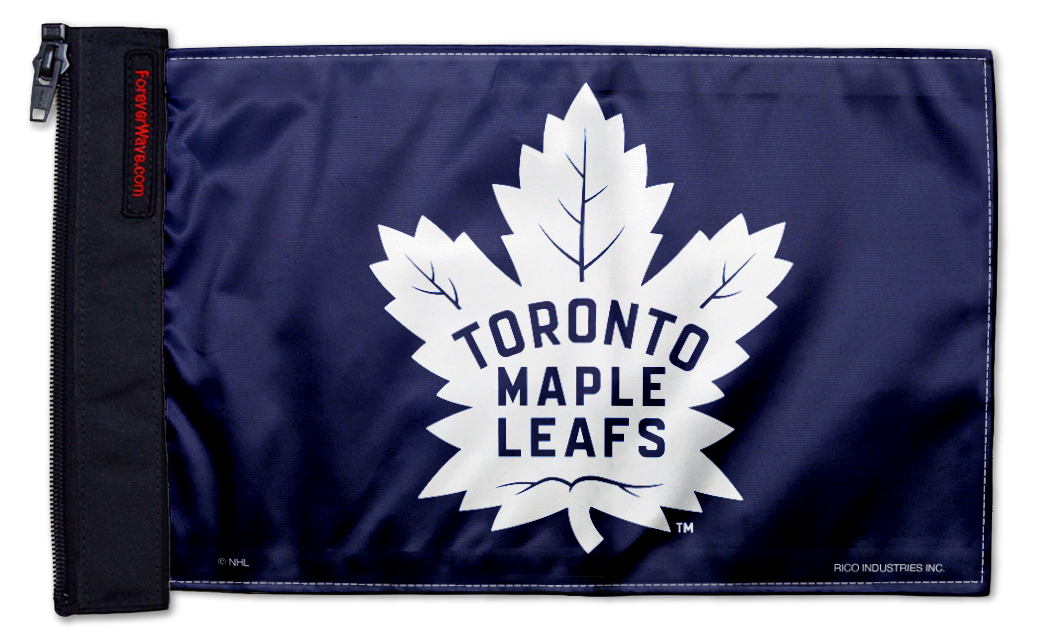 Toronto Maple Leafs 11"x17" Forever Wave Flag for Jeep Wrangler JLU 4-Door 2018-Present