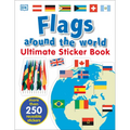 Ultimate Sticker Book: Flags Around the World - Paperback