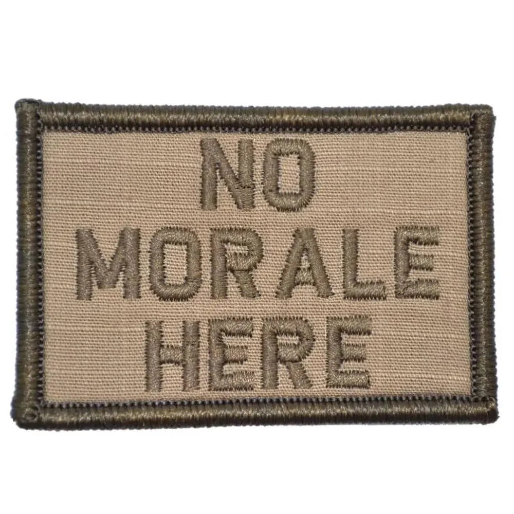 No Morale Here - 2x3 Patch