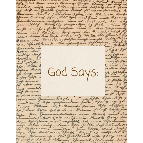 God Says Journal-(Large) - Paperback
