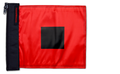 Hurricane Storm Warning 12"x18" Forever Wave Flag for Golf Carts