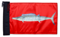 Wahoo 12"x18" Forever Wave Flag for Boats
