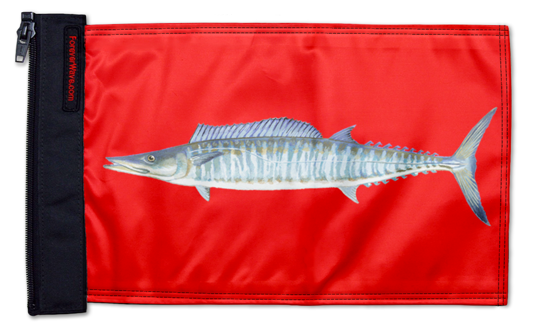 Wahoo 12"x18" Forever Wave Flag for Jeep Wrangler LJ 2003-2006