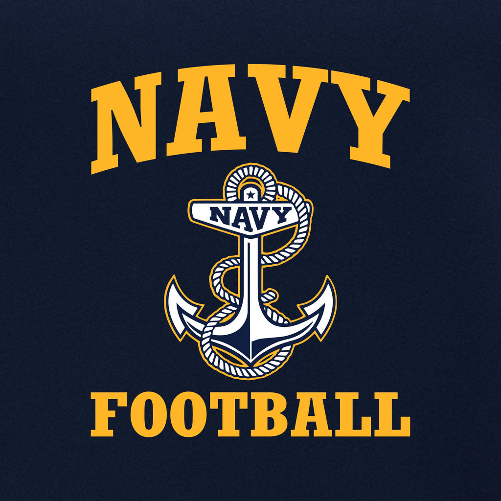 Navy Anchor Football Hood