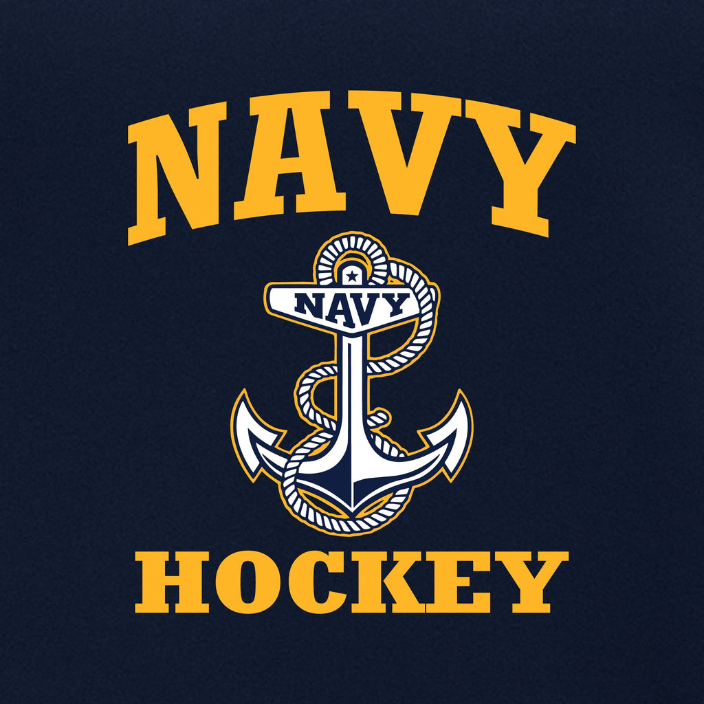 Navy Anchor Hockey Hood