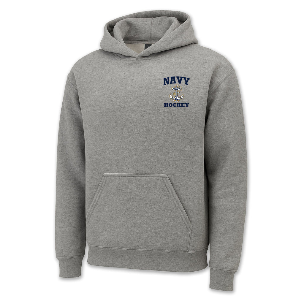 Navy Anchor Hockey Hood