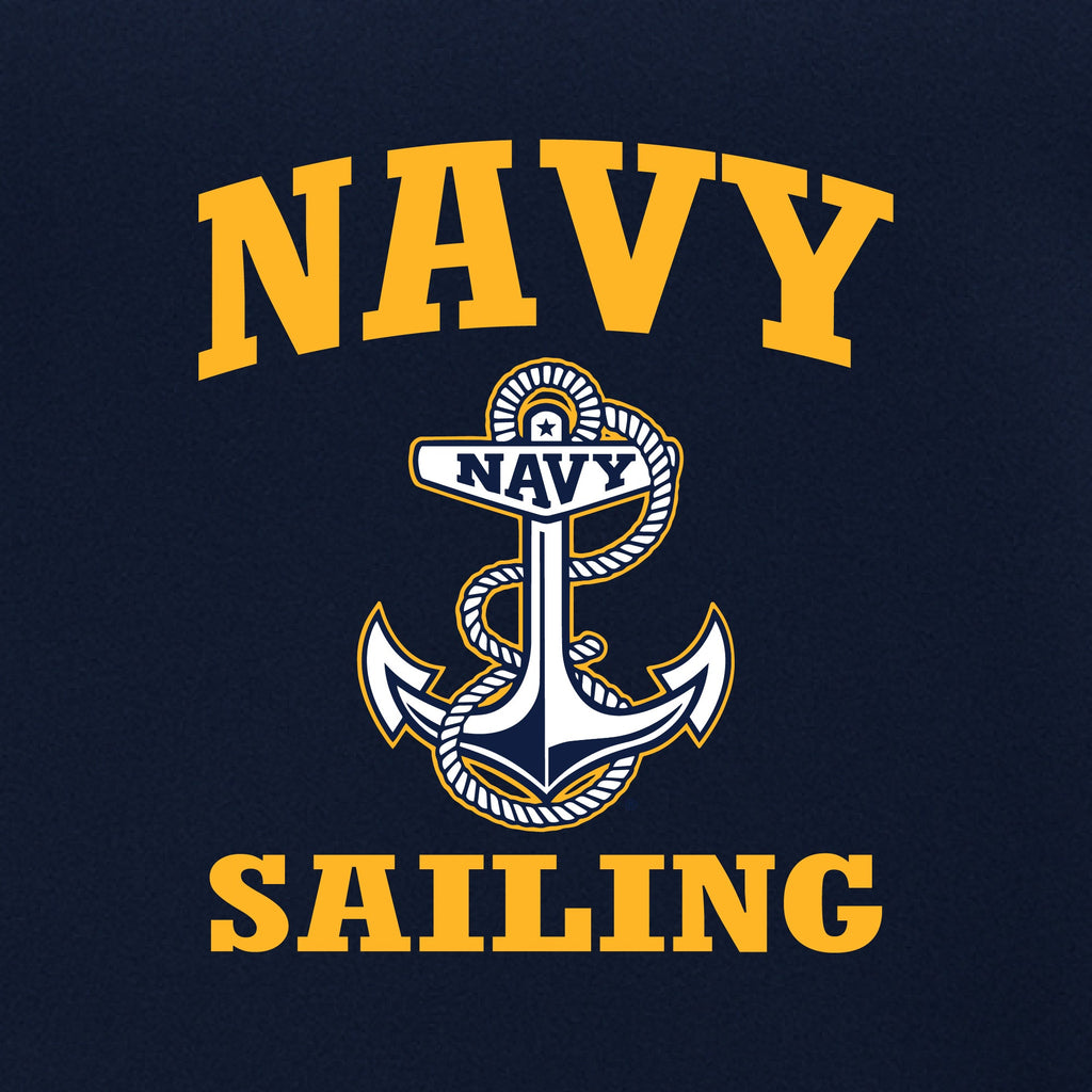 Navy Anchor Sailing Hood