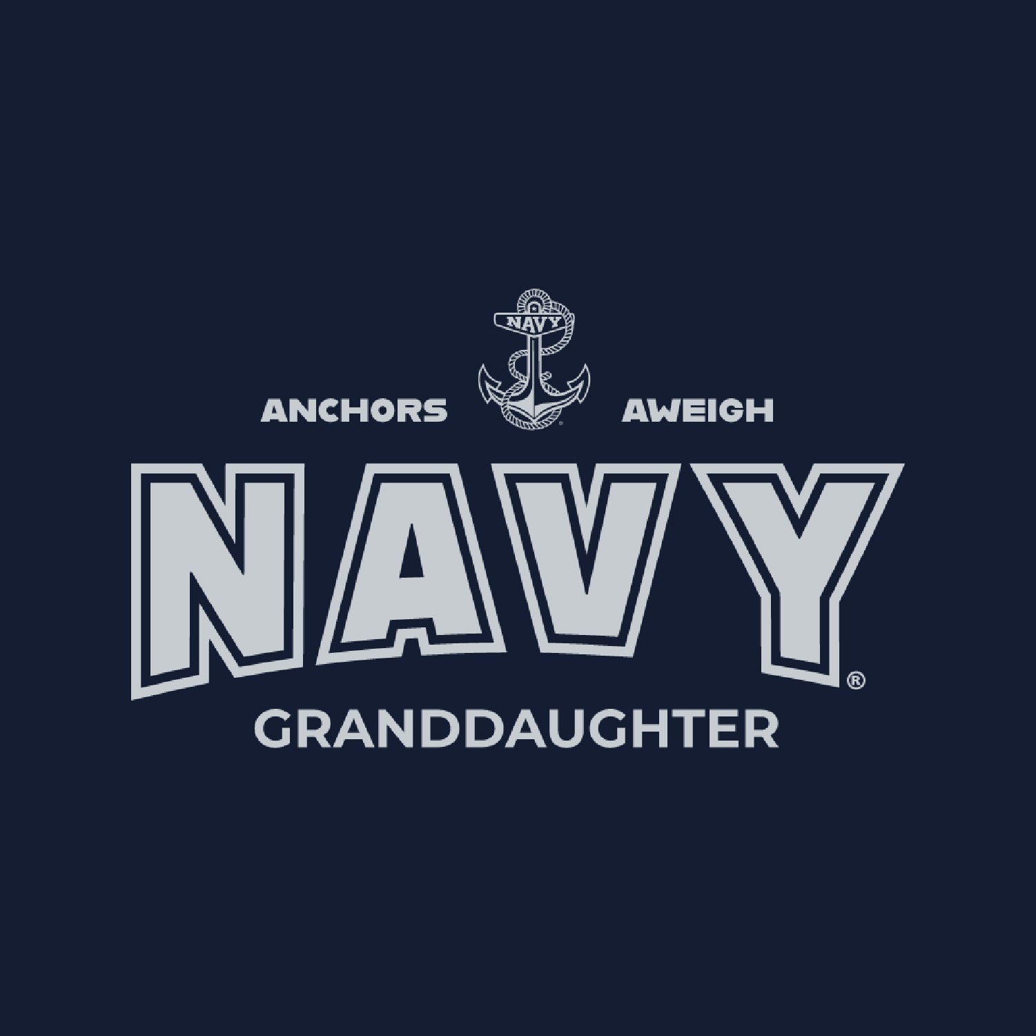 Navy Granddaughter Crewneck (Navy)