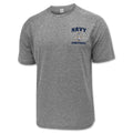 Navy Anchor Football Performance T-Shirt (Grey)