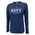 Navy Grandma Women's Long Sleeve T-Shirt (Navy)