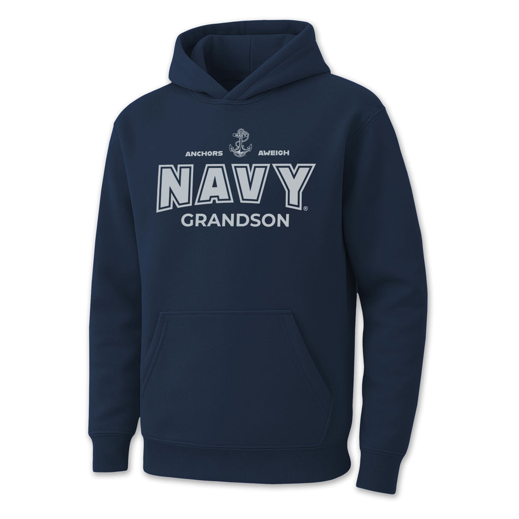 Navy Grandson Youth Hood (Navy)