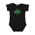 Navy Shamrock Infant Romper