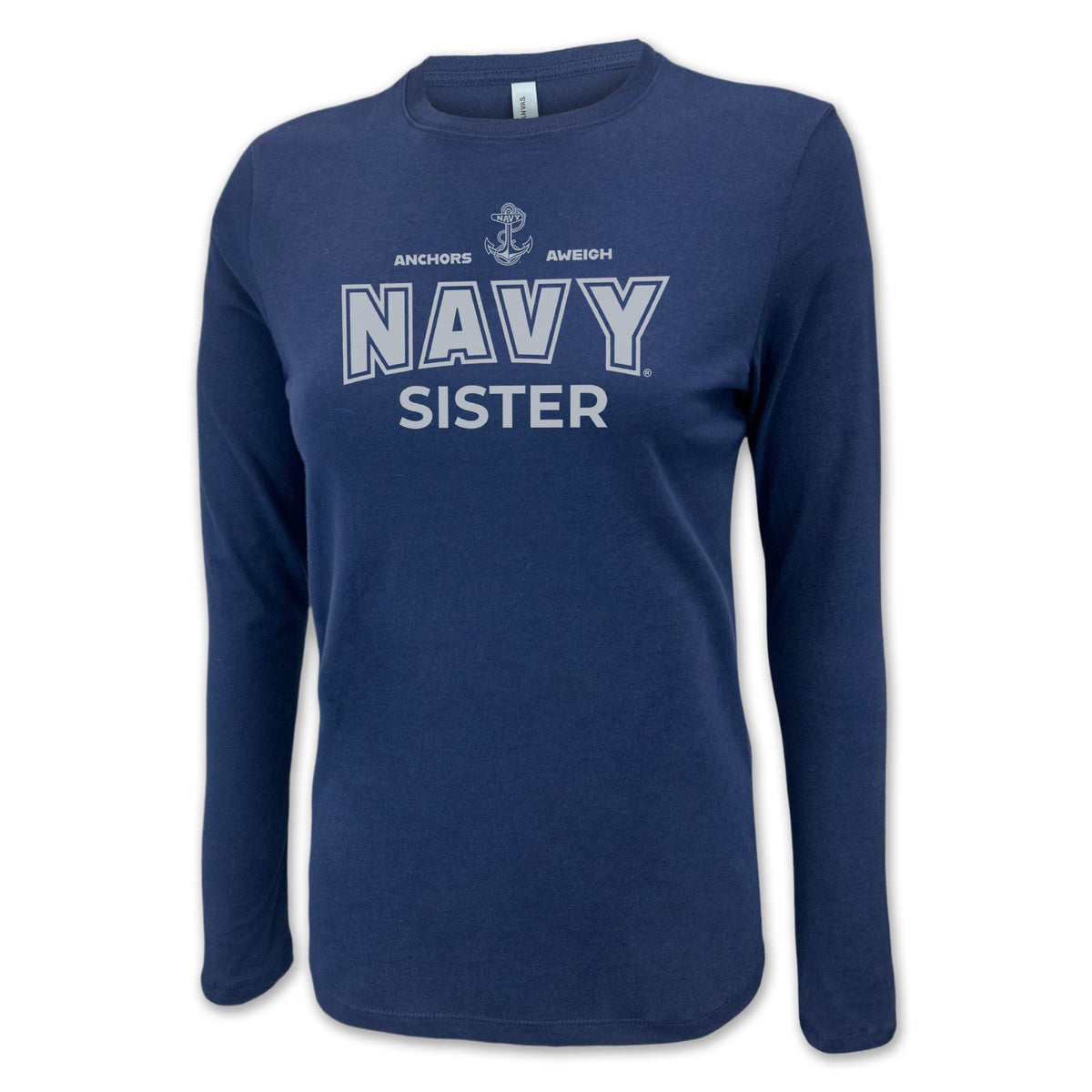 Navy Sister Women's Long Sleeve T-Shirt (Navy)