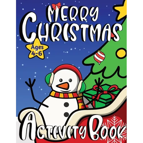 Merry Christmas Activity Book For Kids - Paperback