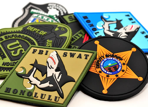 Custom PVC Patches - 75 Pieces