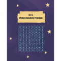 510 word search puzzle: Word Search Puzzle Activity Book with Solution for Adults, seniors and For All Puzzle Fans ( challenging brain ) - Paperback