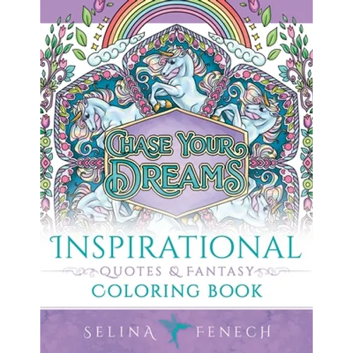 Inspirational Quotes and Fantasy Coloring Book - Paperback