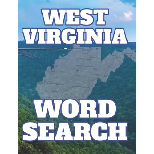 West Virginia Word Search: Perfect Gift from Mountain State for Puzzle Book Lover
