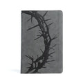 CSB Large Print Personal Size Reference Bible, Charcoal Leathertouch - Imitation Leather