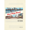 Vintage Lined Notebook Greetings from West Palm Beach, Florida