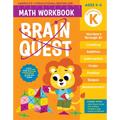 Brain Quest Math Workbook: Kindergarten - Paperback