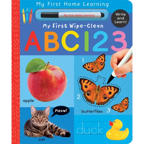 My First Wipe-Clean ABC 123: Write and Learn! - Board Book
