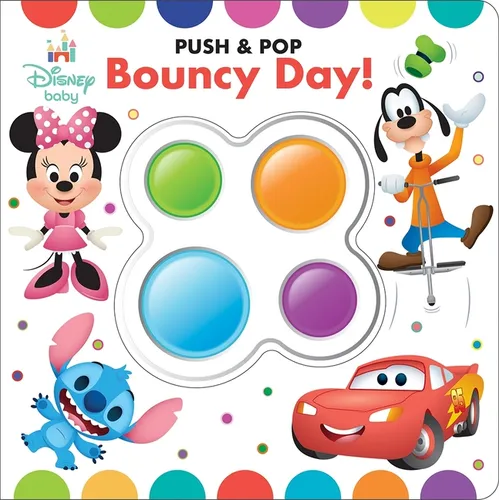 Disney Baby: Bouncy Day! Push & Pop - Board Book