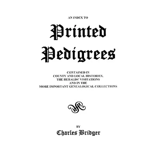 Index to Printed Pedigrees