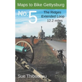 Maps to Bike Gettysburg No. 5: The Ridges Extended Loop
