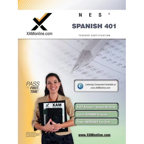 NES Spanish 401 Teacher Certification Test Prep Study Guide - Paperback