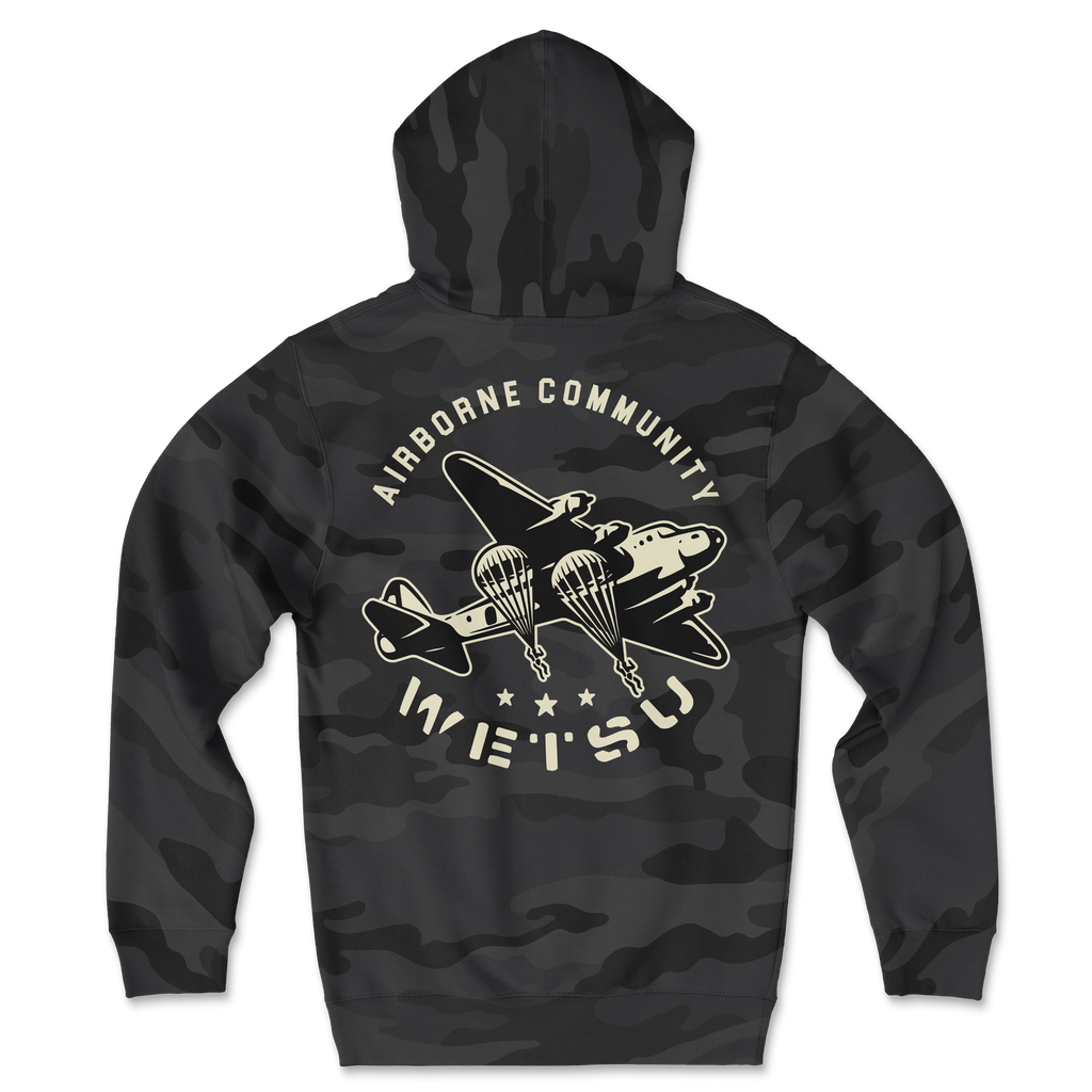 Old School Jumps Camo Hoodie