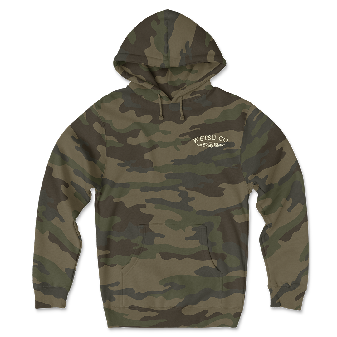 Old School Jumps Camo Hoodie