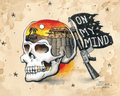 On My Mind Sunset Skull