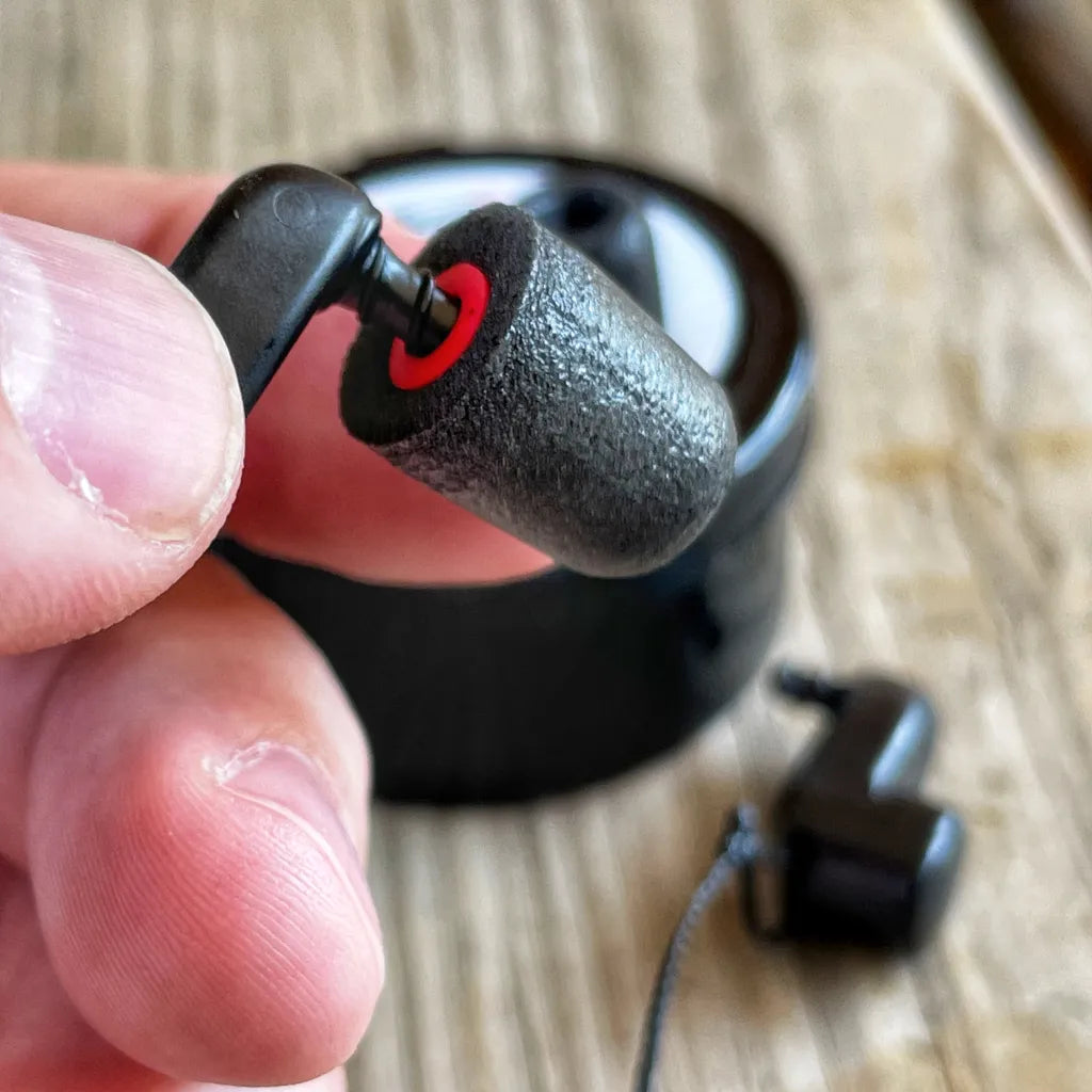 NFMI Earplugs by Ops-Core - Case & All Tip Sizes Included - Comfortable Hearing Protection