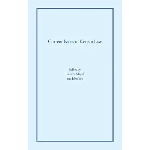 Current Issues in Korean Law - Hardcover