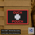 Ouch Pouch Funny IFAK Med-Kit Morale Patch, 2x3" | Made in USA | VELCRO® Brand Hook Backing