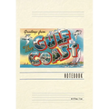 Vintage Lined Notebook Greetings from the Gulf Coast