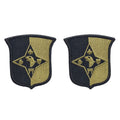 U.S. Army 101st Sustainment Brigade OCP Patch w/ Hook Fastener (pair)