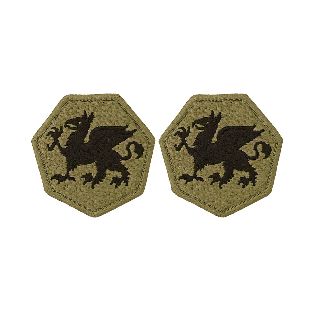 U.S. Army 108th Training Command OCP Patch w/ Hook Fastener (pair)
