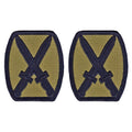 U.S. Army 10th Mountain Division OCP Patch w/ Hook Fastener (pair)