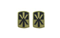 U.S. Army 11th Air Defense Artillery OCP Patch w/ Hook Fastener (pair)