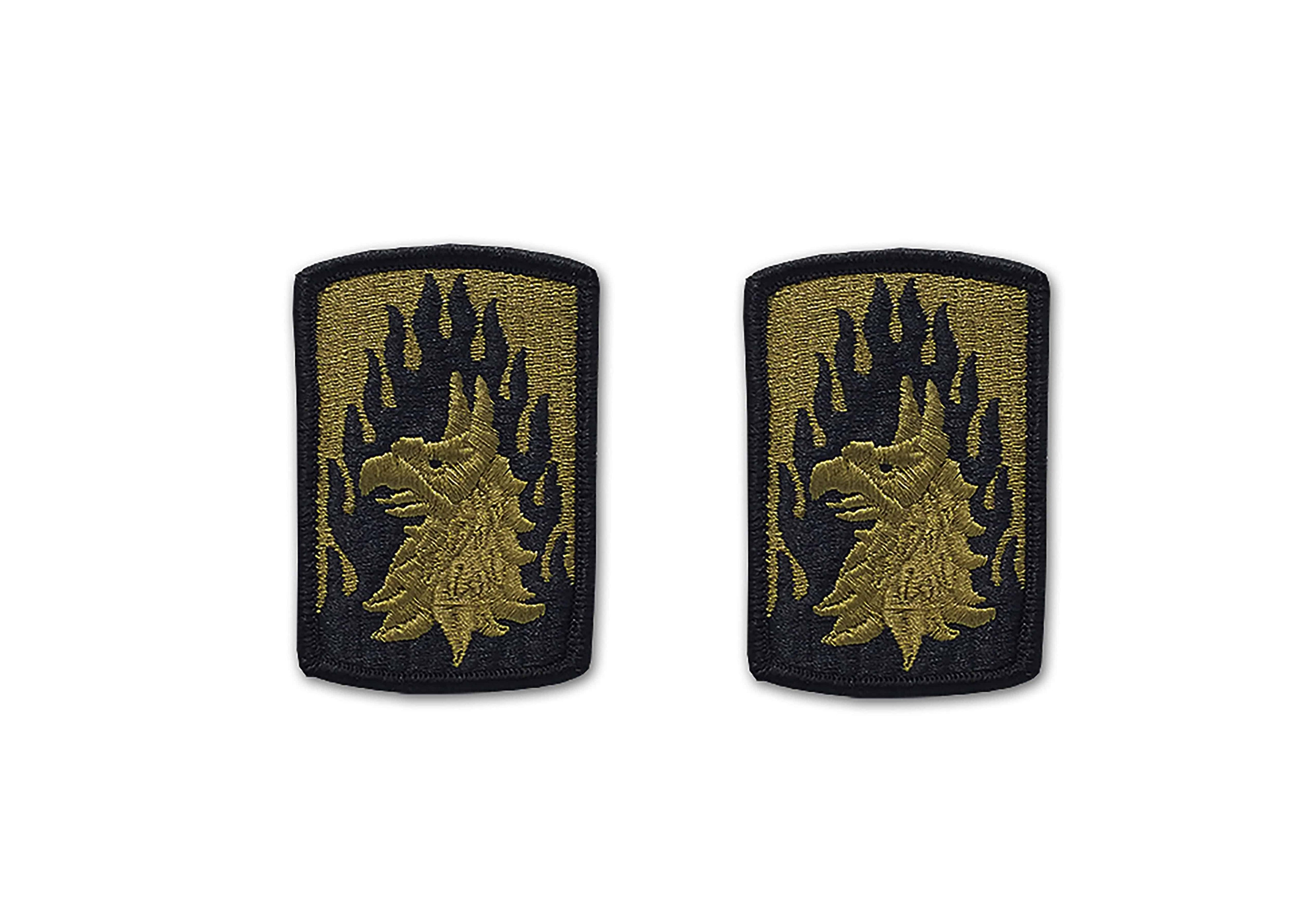 U.S. Army 12th Aviation Brigade OCP Patch w/ Hook Fastener (pair)
