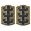U.S. Army 130th Engineer Brigade OCP Patch w/ Hook Fastener (pair)