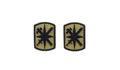 U.S. Army 14th Military police Brigade OCP Patch w/ Hook Fastener (pair)